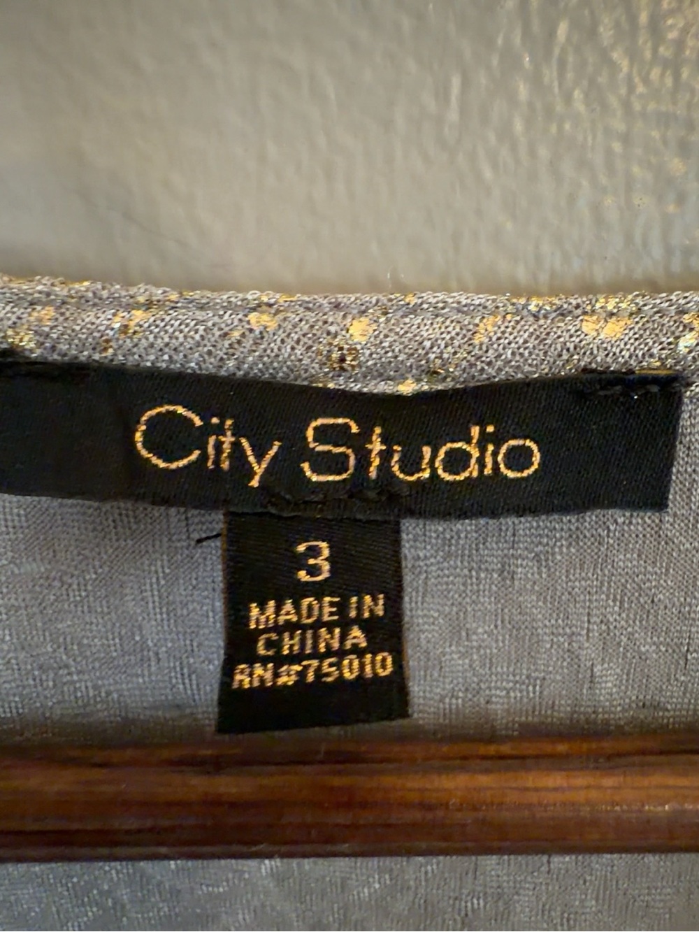 City Studio Silver Gold Metallic Sparkle Belted Mini Dress Size 3 - Picture 4 of 8